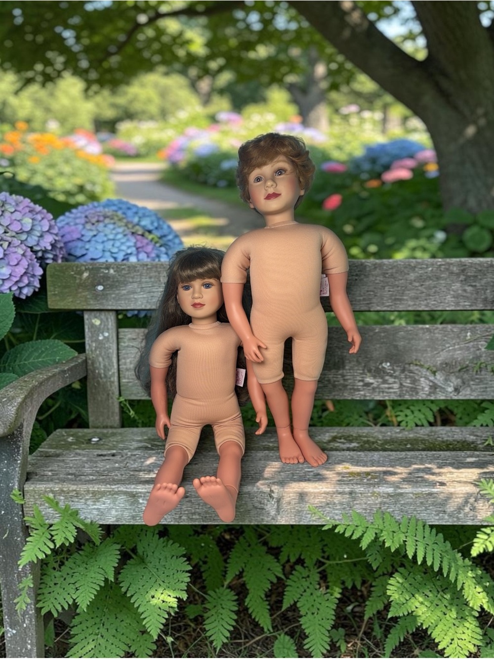 My Twinn Doll  Set 2- 2006 vintage Boy And Girl 23”